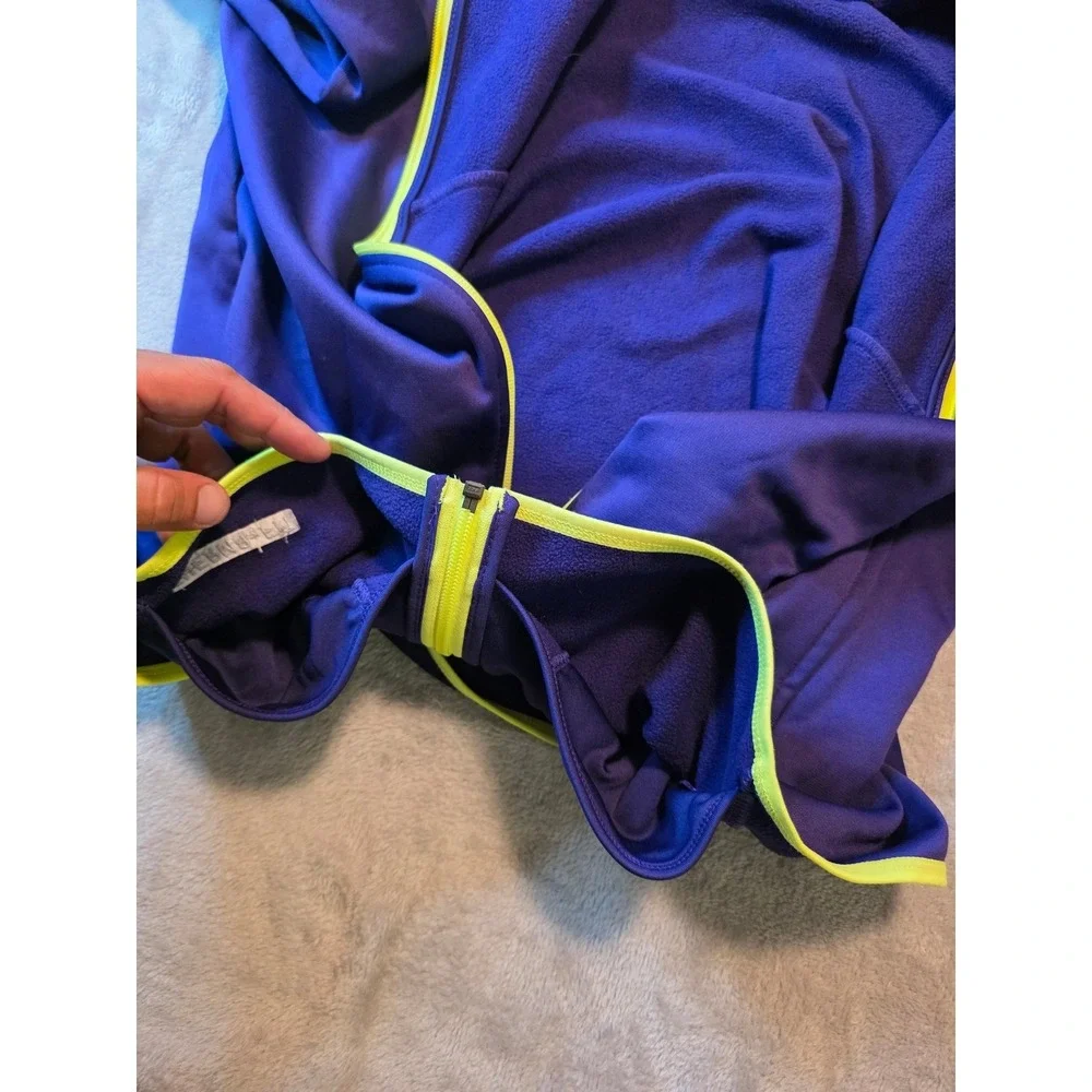 Nike Therma-FIT Mens Jacket Purple Multi Color Full Zip Hoodie